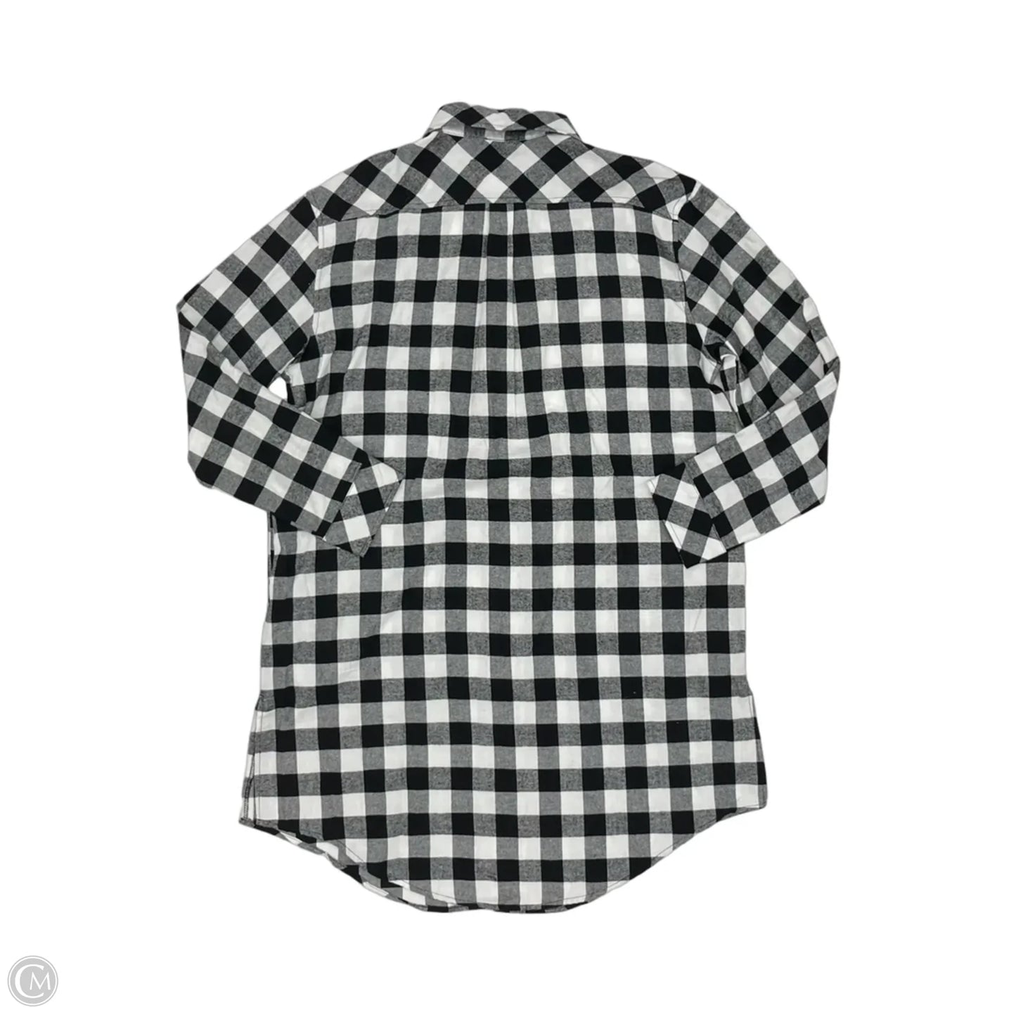 Dress Casual Short By Clothes Mentor In Black & White, Size: M