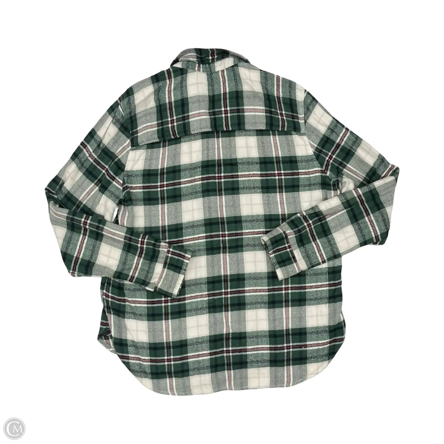 Top Long Sleeve By American Eagle In Green, Size: Xl