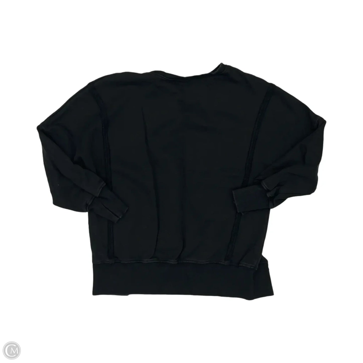 Sweatshirt Crewneck By Cme In Black, Size: S