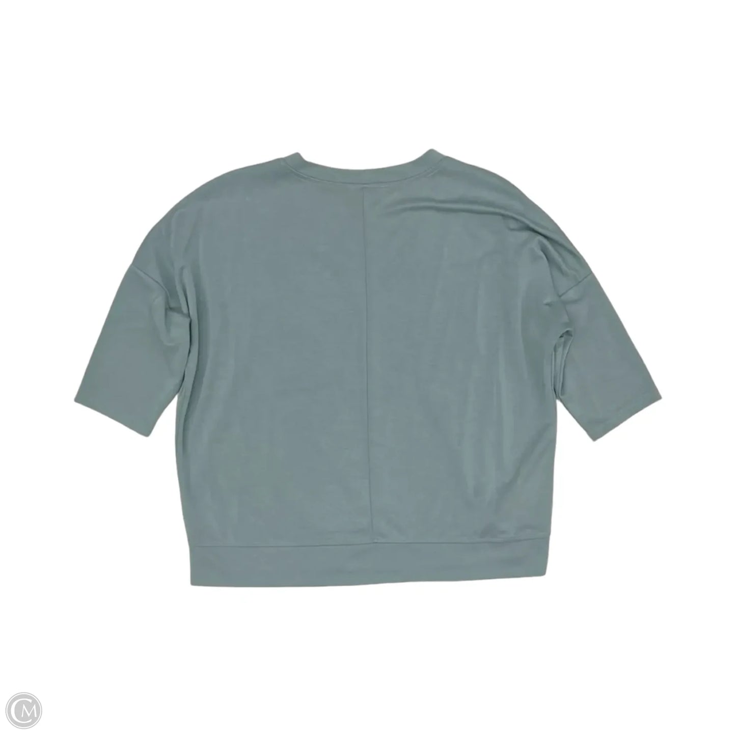 Top Short Sleeve By Cable And Gauge In Aqua, Size: M