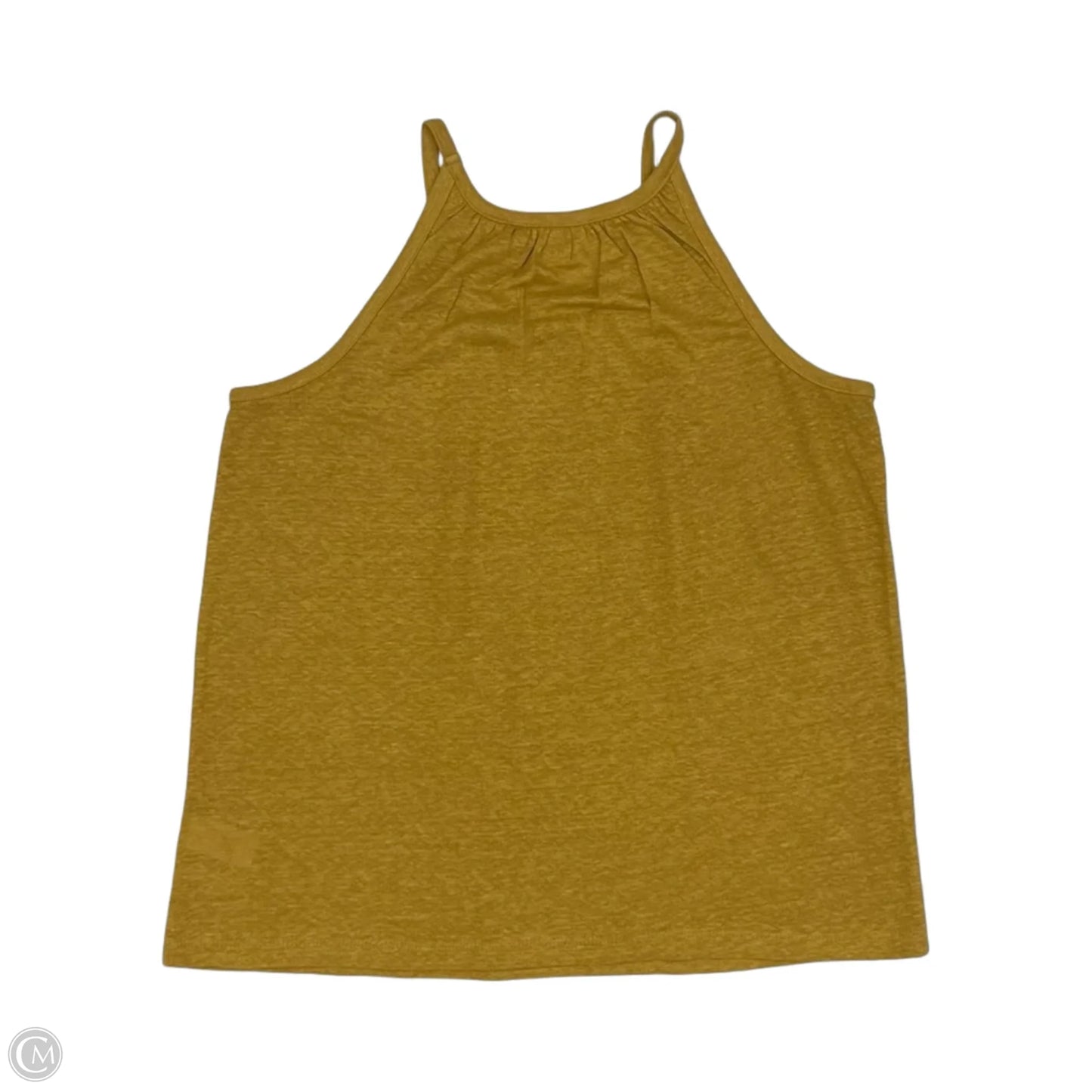 Tank Top Designer By Halston In Gold, Size: M