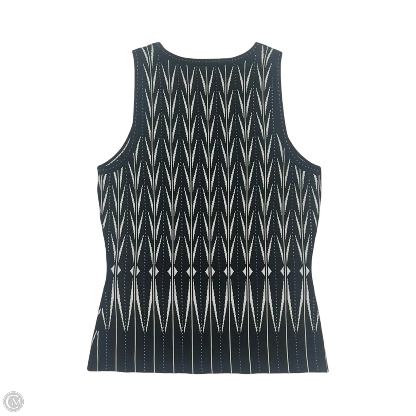 Blouse Sleeveless By White House Black Market In Black & White, Size: M