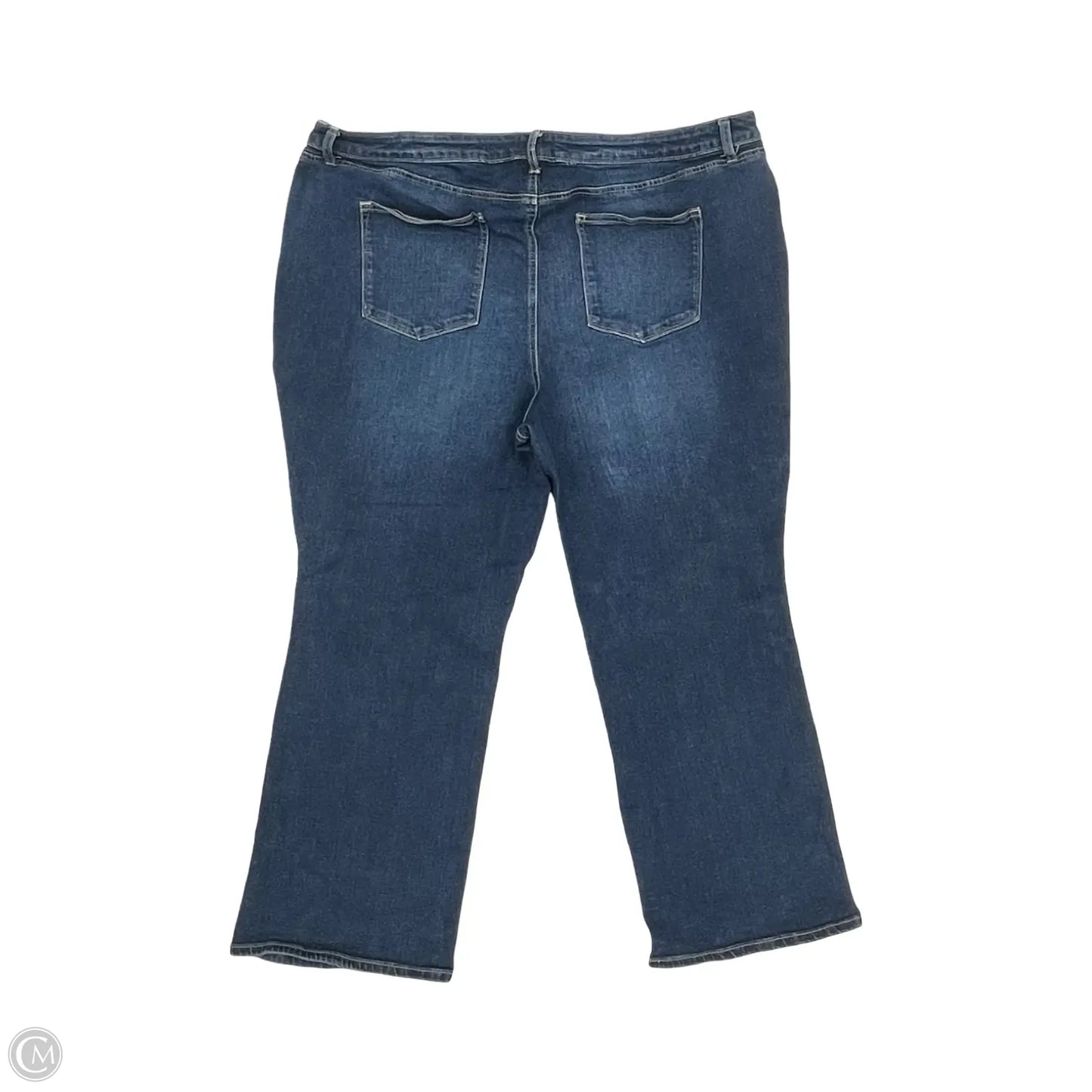Jeans Straight By Sonoma In Blue Denim, Size: 26w