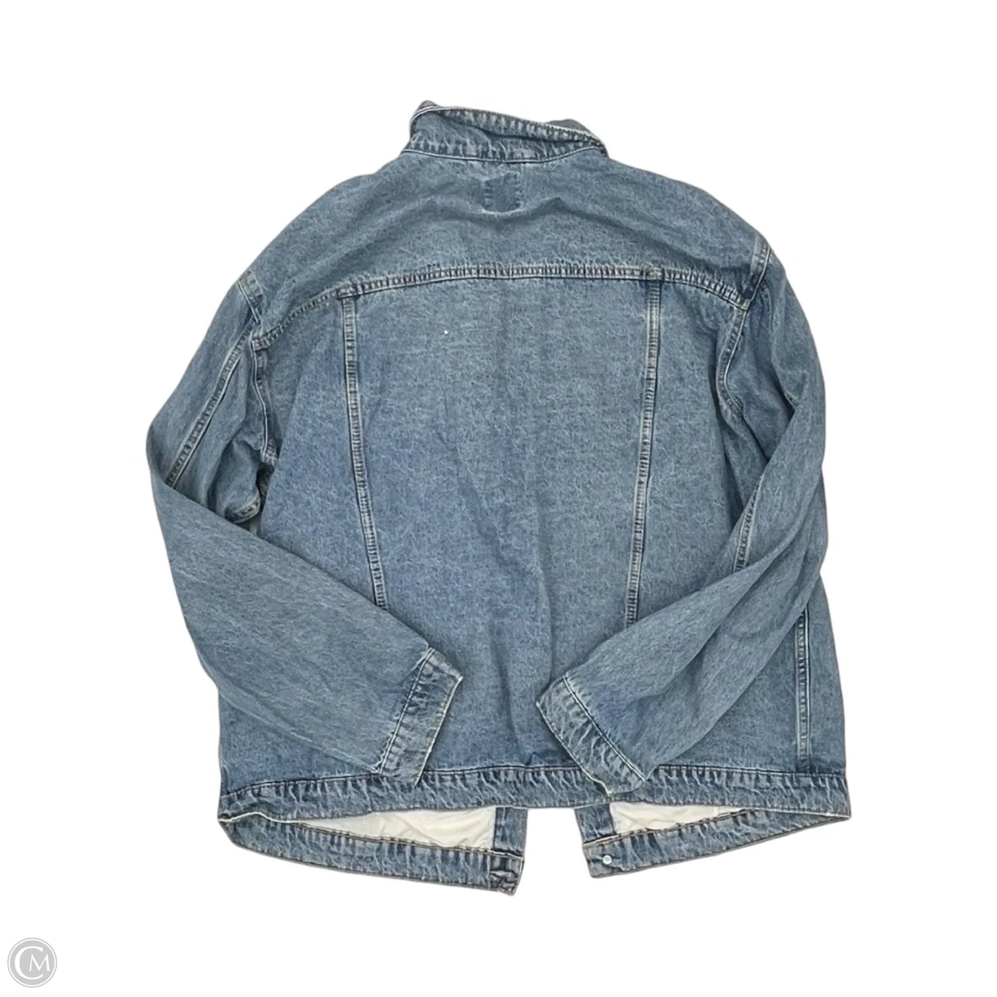 Jacket Denim By Clothes Mentor In Blue Denim, Size: Xxl
