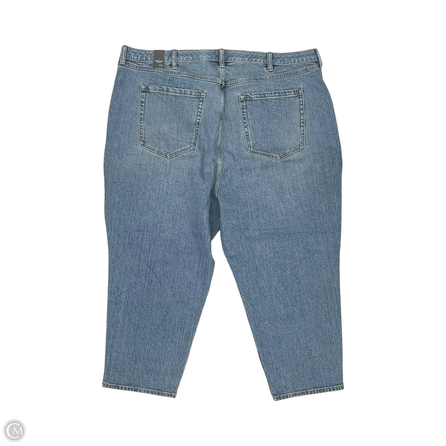 Jeans Straight By Torrid In Blue Denim, Size: 24