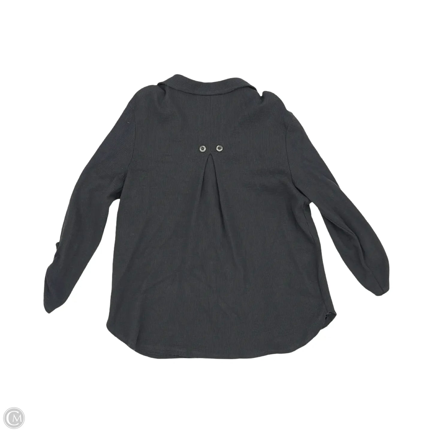 Jacket Shirt By Lulu B In Grey, Size: Xl