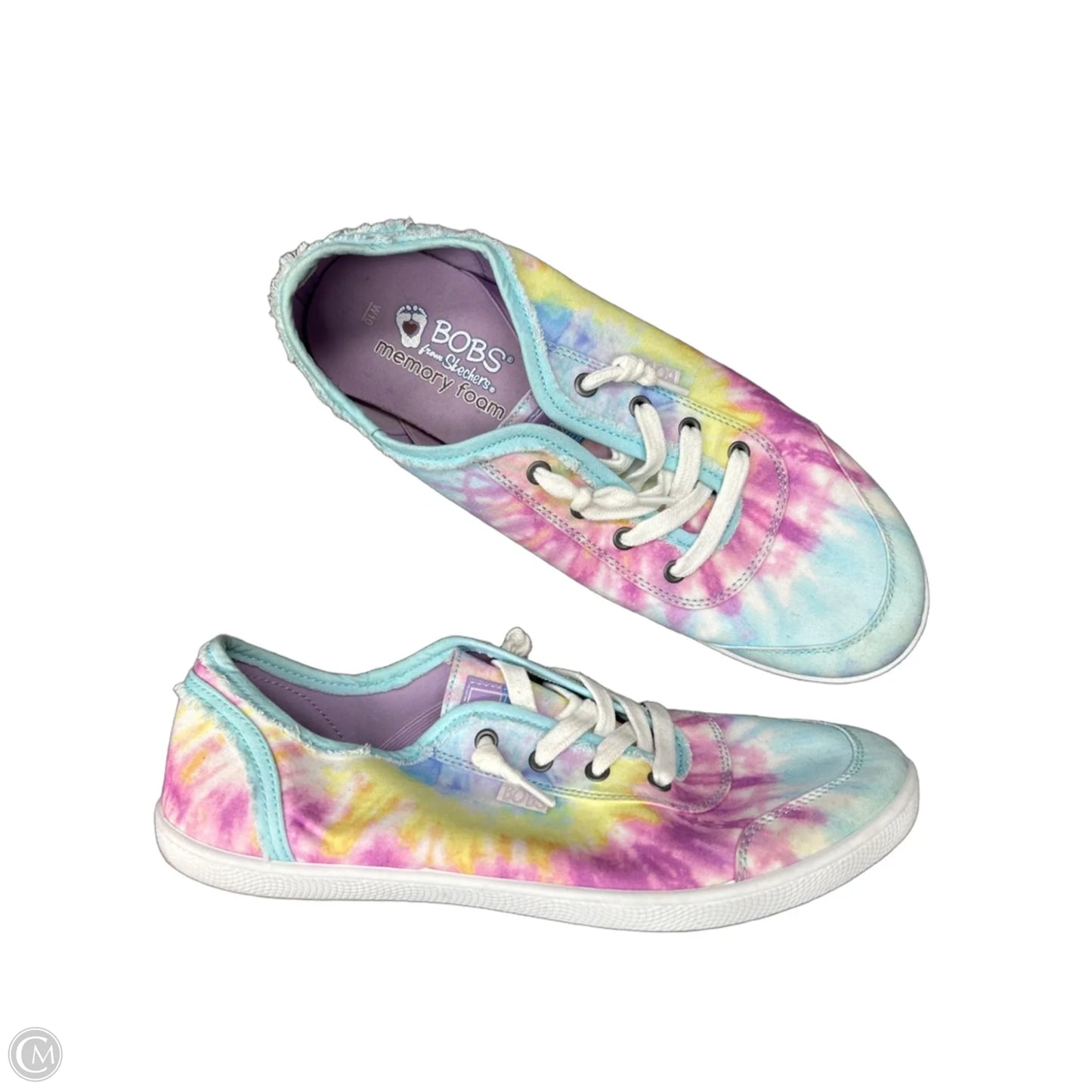 Shoes Sneakers By Bobs In Tie Dye Print, Size: 10