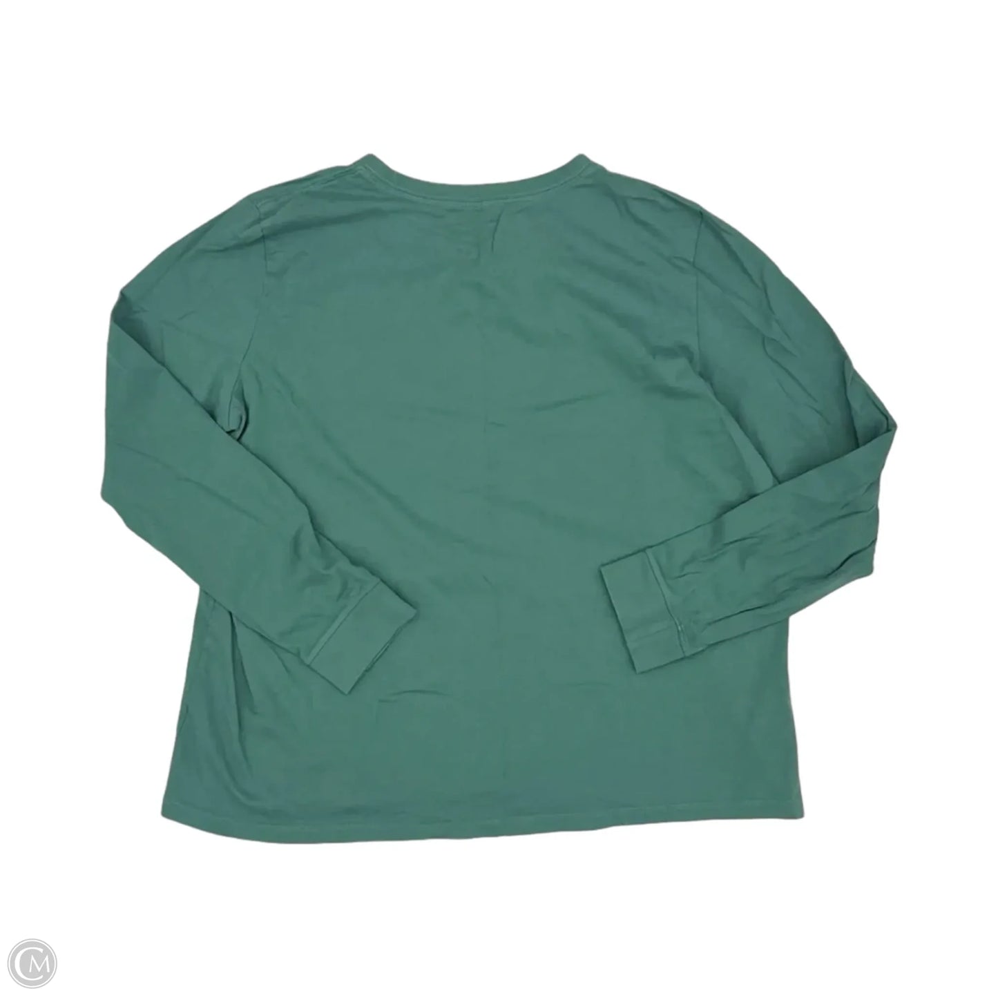 Top Long Sleeve By Life Is Good In Green, Size: Xxl