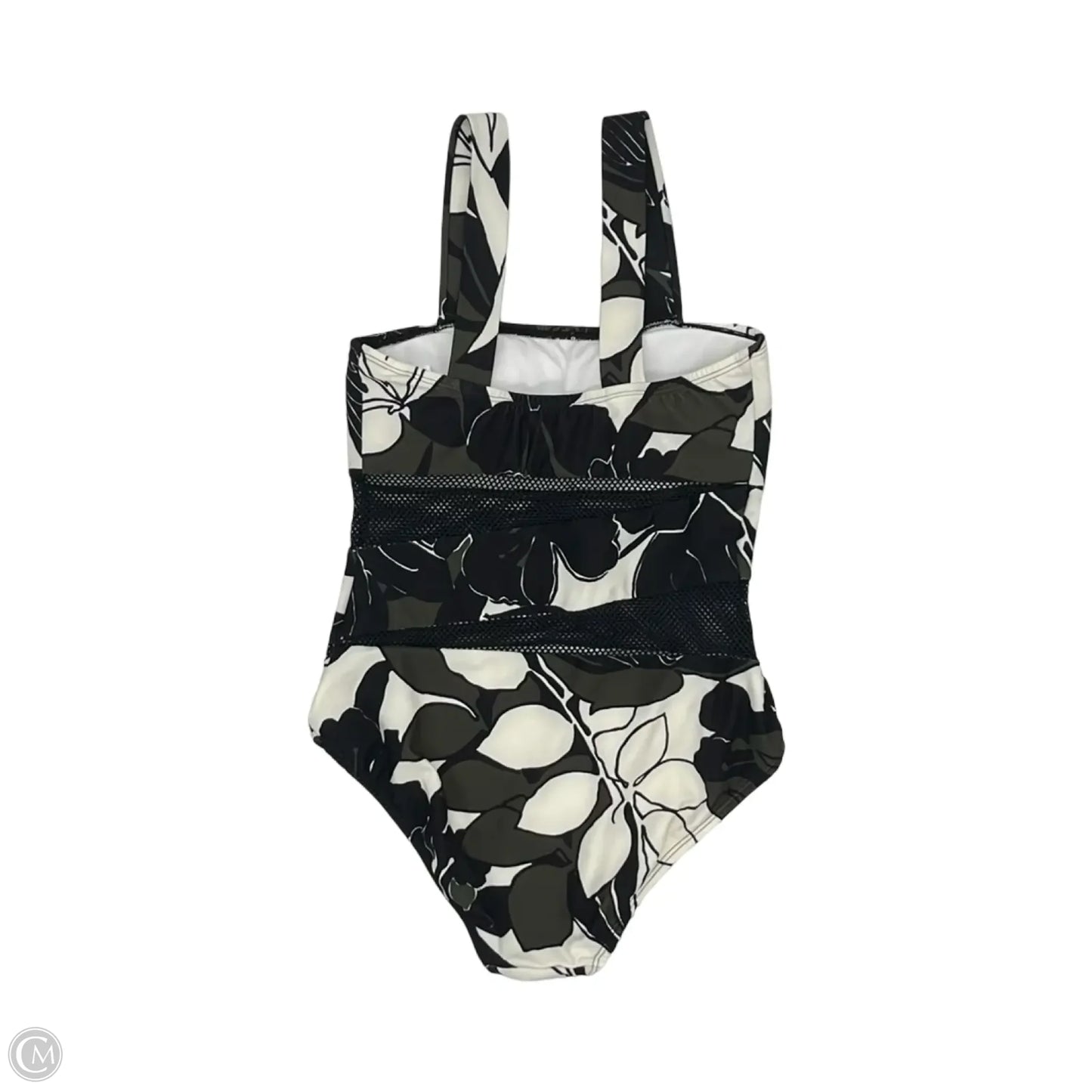 Swimsuit By Carmen Marc Valvo In Black & Green, Size: 8