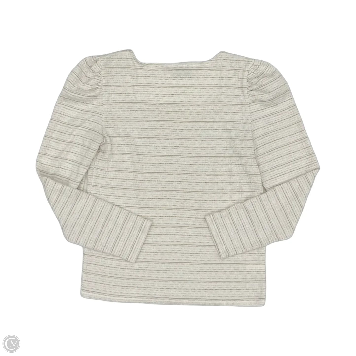 Top Long Sleeve By Loft In Cream, Size: L
