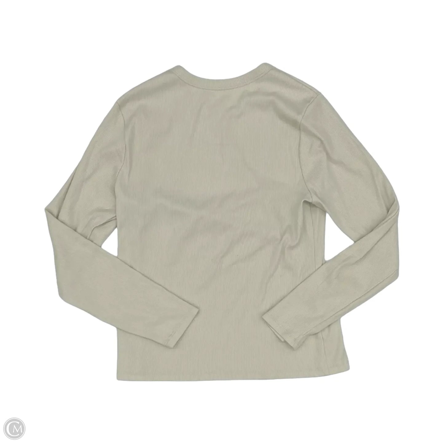 Top Long Sleeve By Old Navy In Cream, Size: Xl