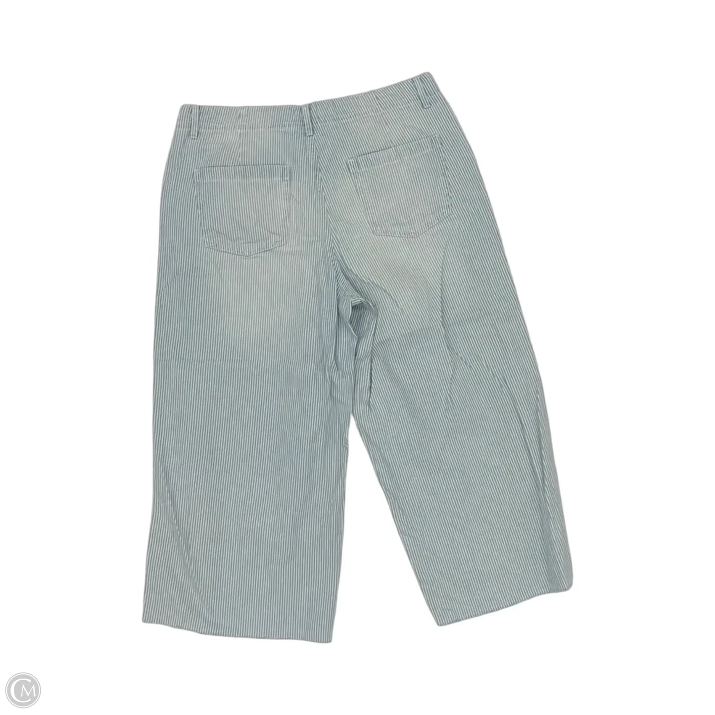 Jeans Wide Leg By Sonoma In Blue & White, Size: 18