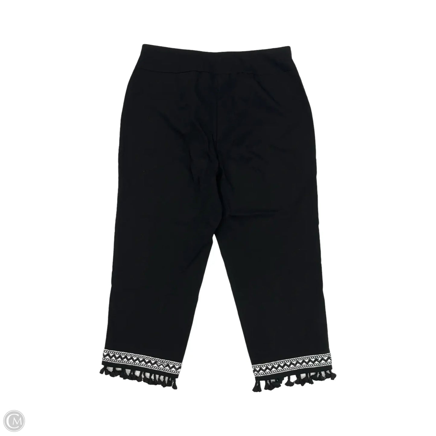 Pants Cropped By Cato In Black, Size: 14