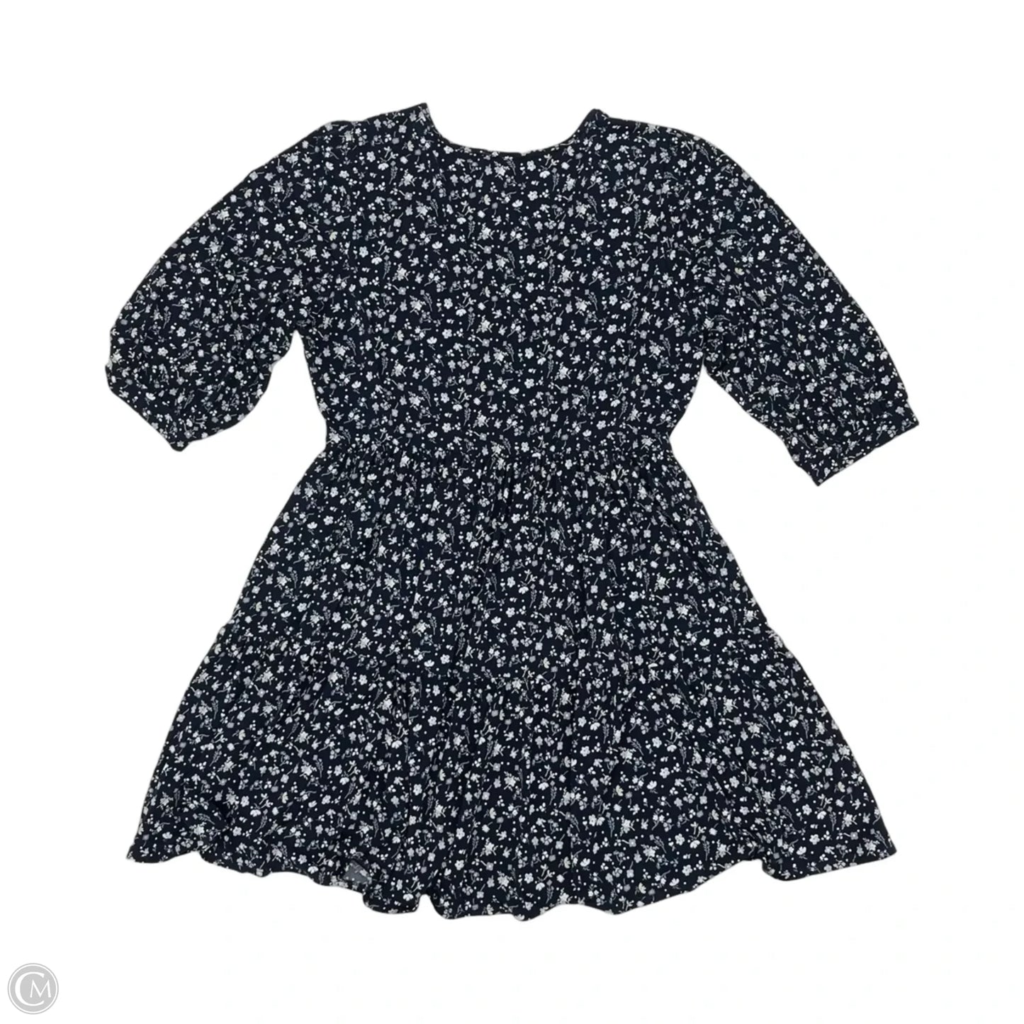Dress Party Short By Kaileigh In Blue & White, Size: 1x