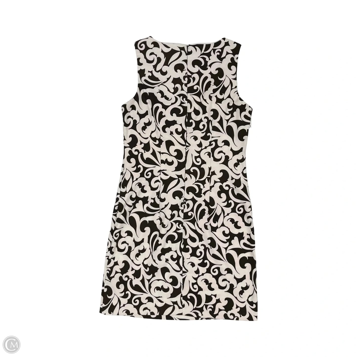 Dress Work By Agb In Brown & Cream, Size: 8