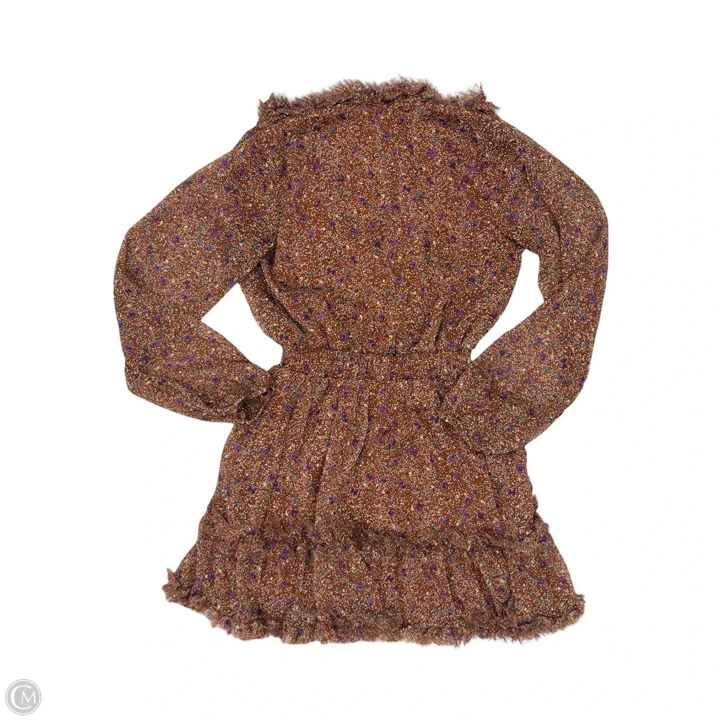 Dress Party Short By Baevely In Brown & Purple, Size: S