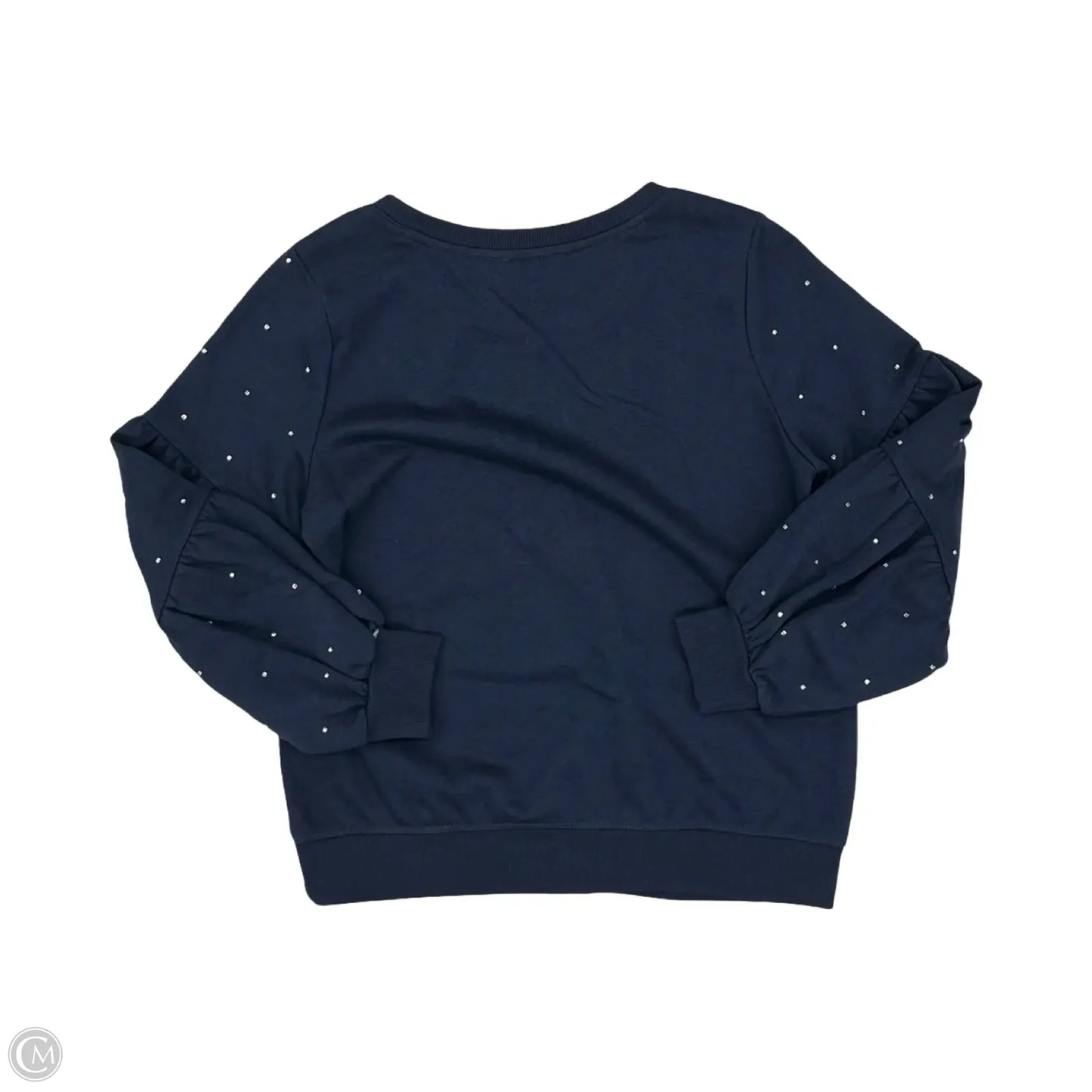 Sweatshirt Crewneck By Democracy In Navy, Size: S