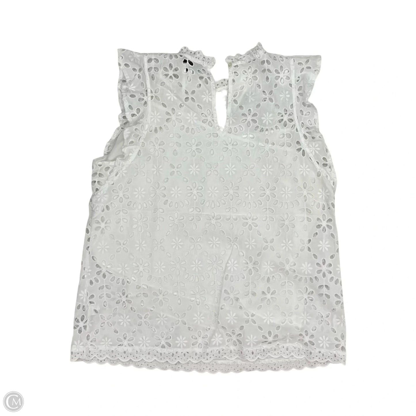 Top Short Sleeve By J. Crew In White, Size: L