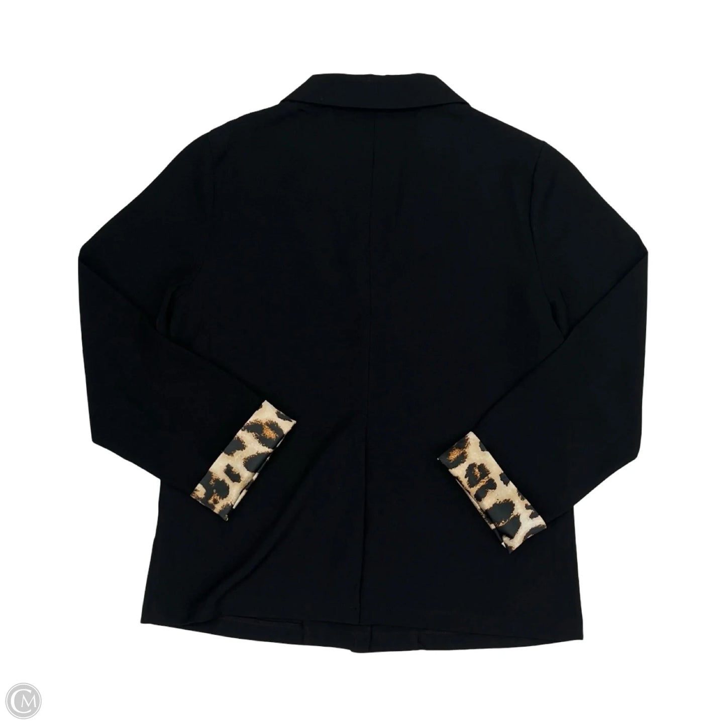 Blazer By Clothes Mentor In Black & Tan, Size: S