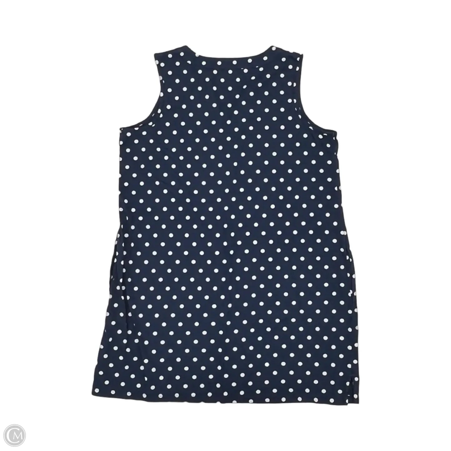 Dress Casual Short By Lands End In Blue & White, Size: Xl