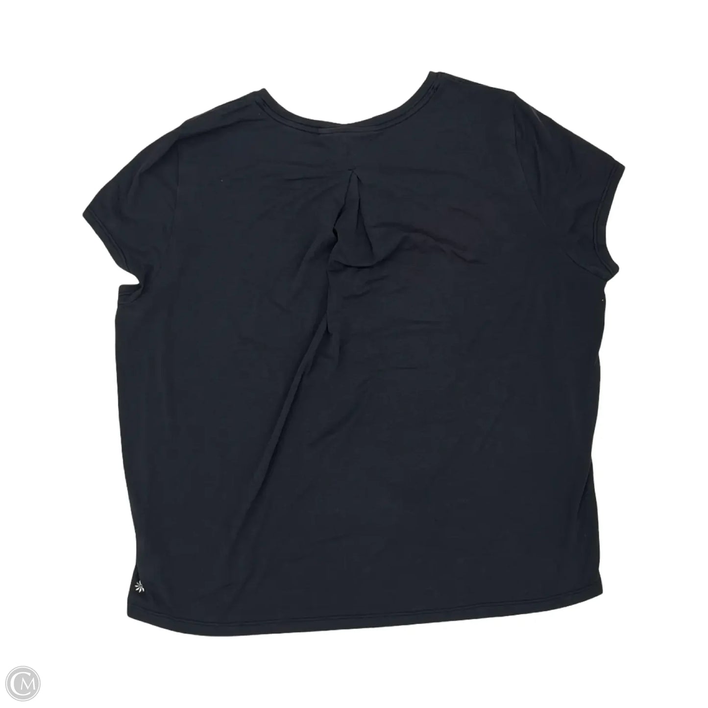 Athletic Top Short Sleeve By Athleta In Navy, Size: M