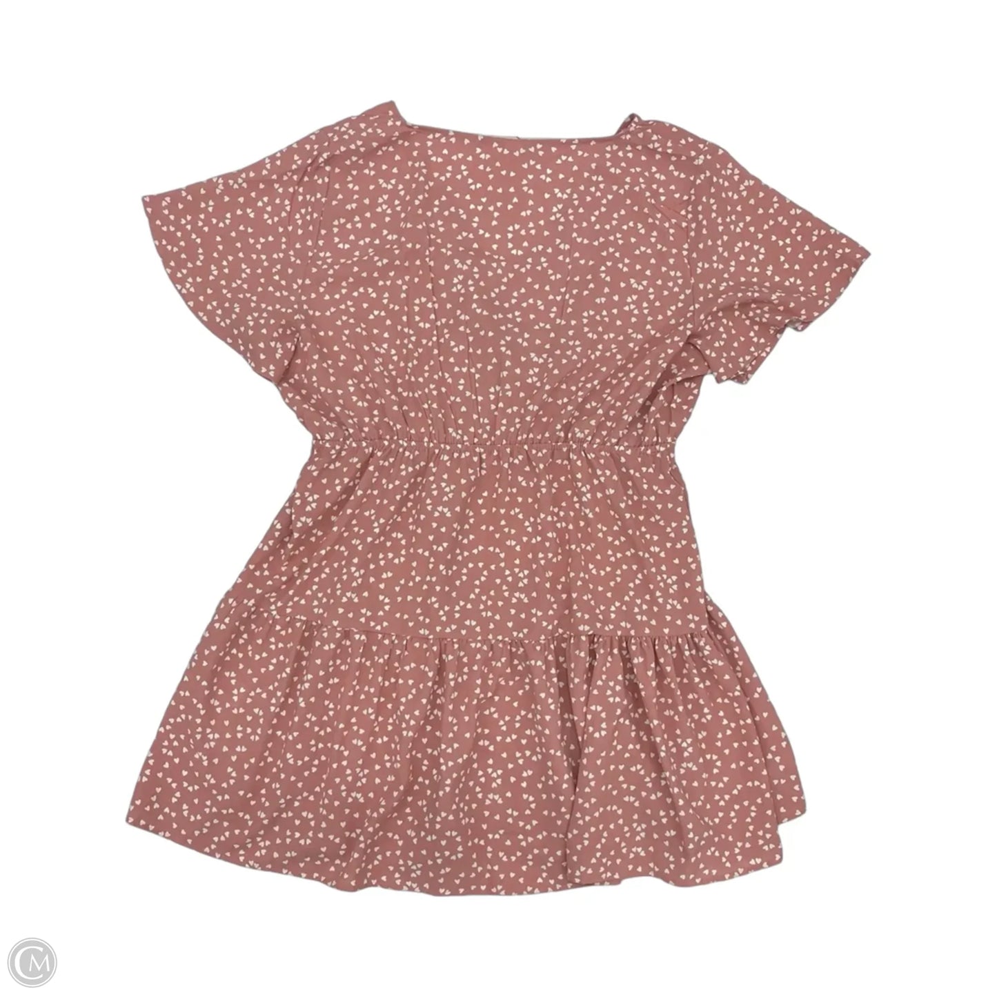Dress Party Short By Cmf In Pink & White, Size: 3x