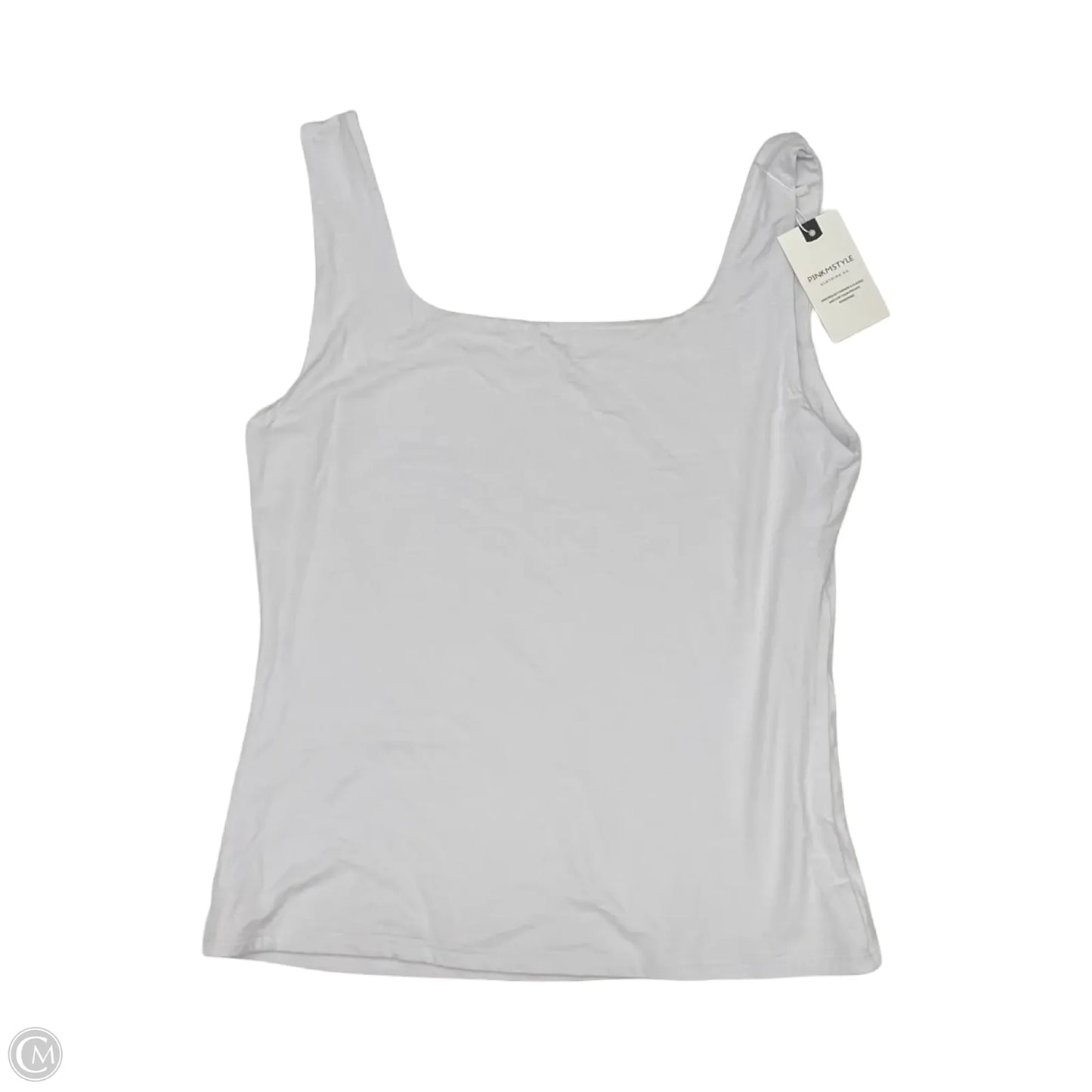 Tank Top By Clothes Mentor In White, Size: Xxl
