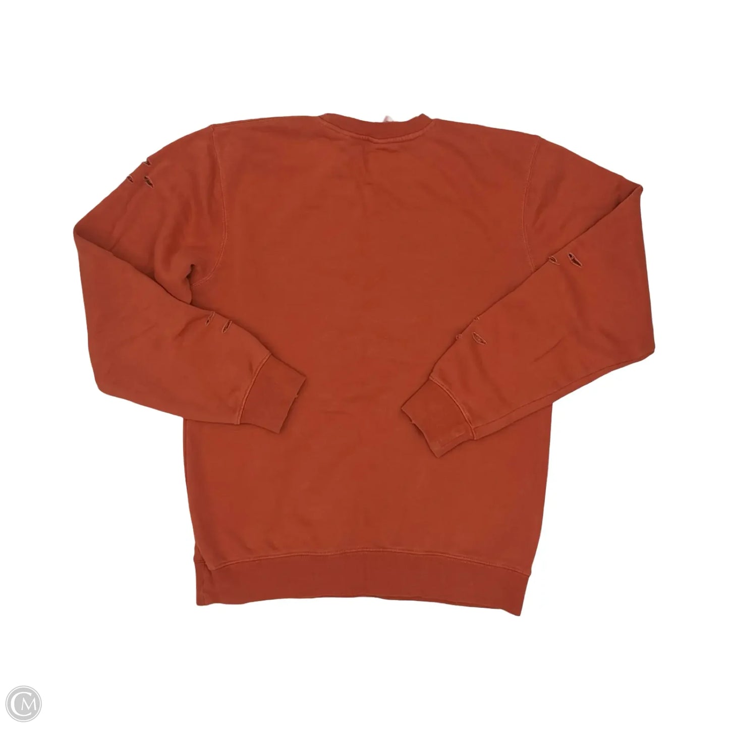 Sweatshirt Crewneck By Clothes Mentor In Orange, Size: S