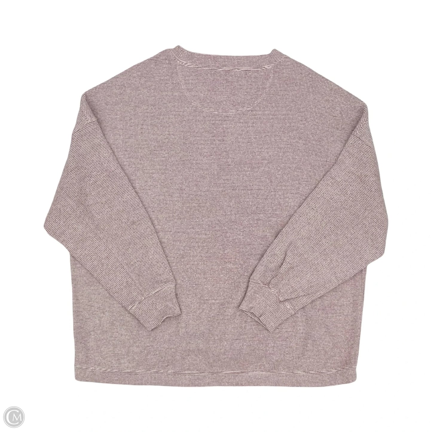 Sweatshirt Crewneck By Aerie In Pink & White, Size: Xxl
