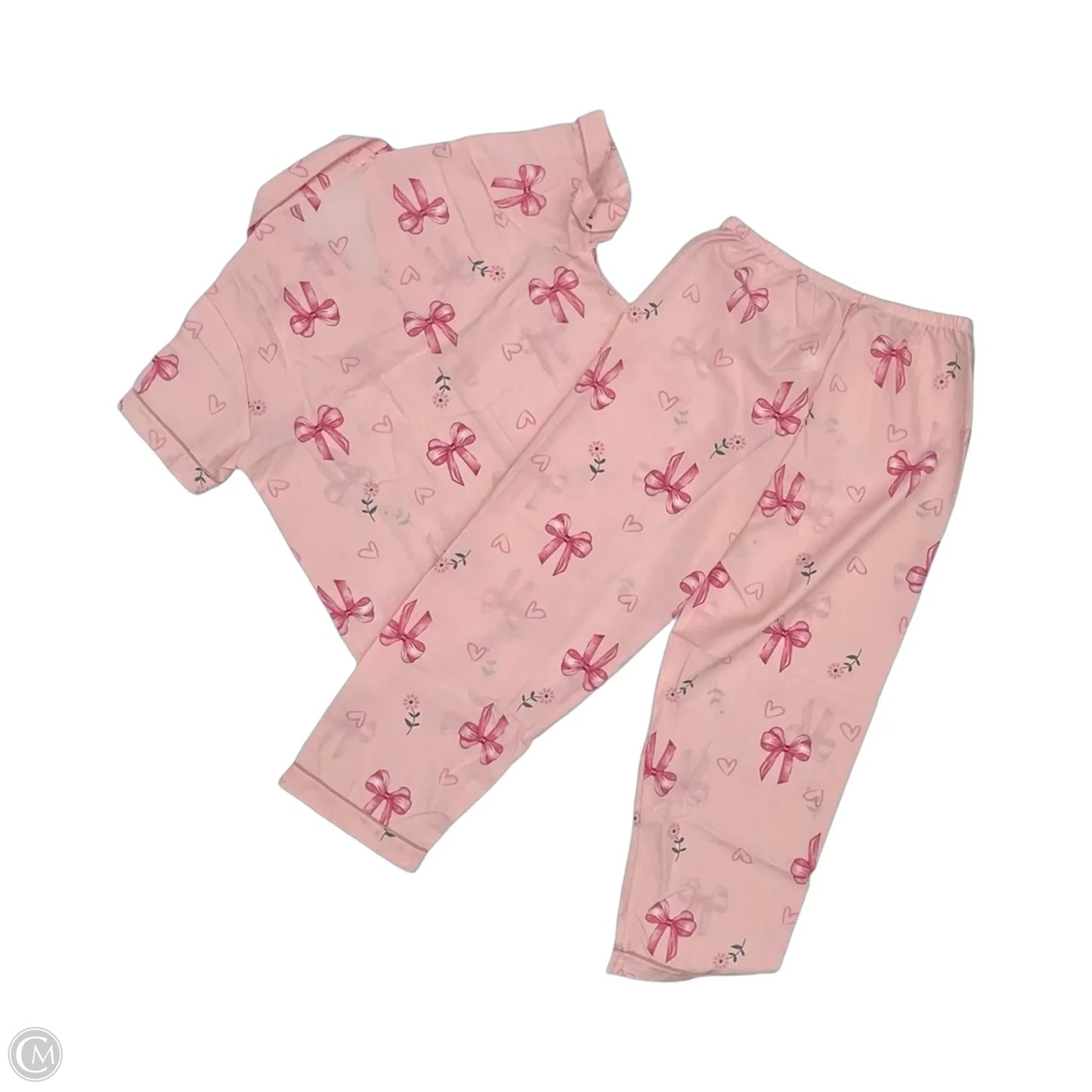 Pajamas 2pc By Clothes Mentor In Pink, Size: 2x