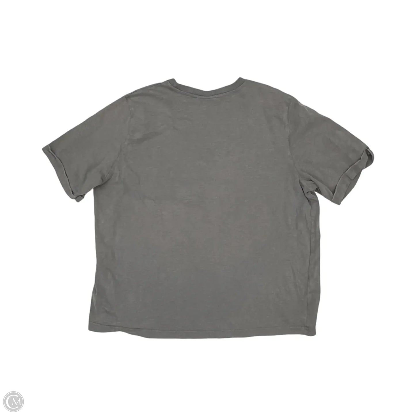 Top Short Sleeve By Clothes Mentor In Tan, Size: Xl