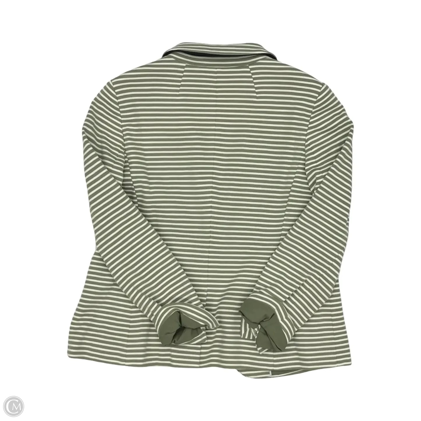 Blazer By Talbots In Green & White, Size: 10p