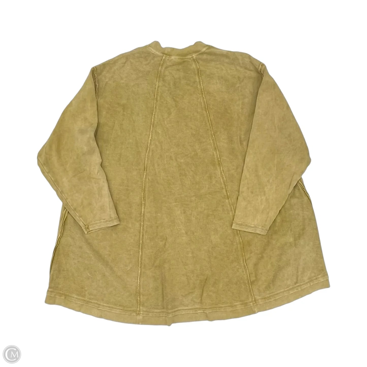Sweatshirt Crewneck By Free People In Gold, Size: Xl