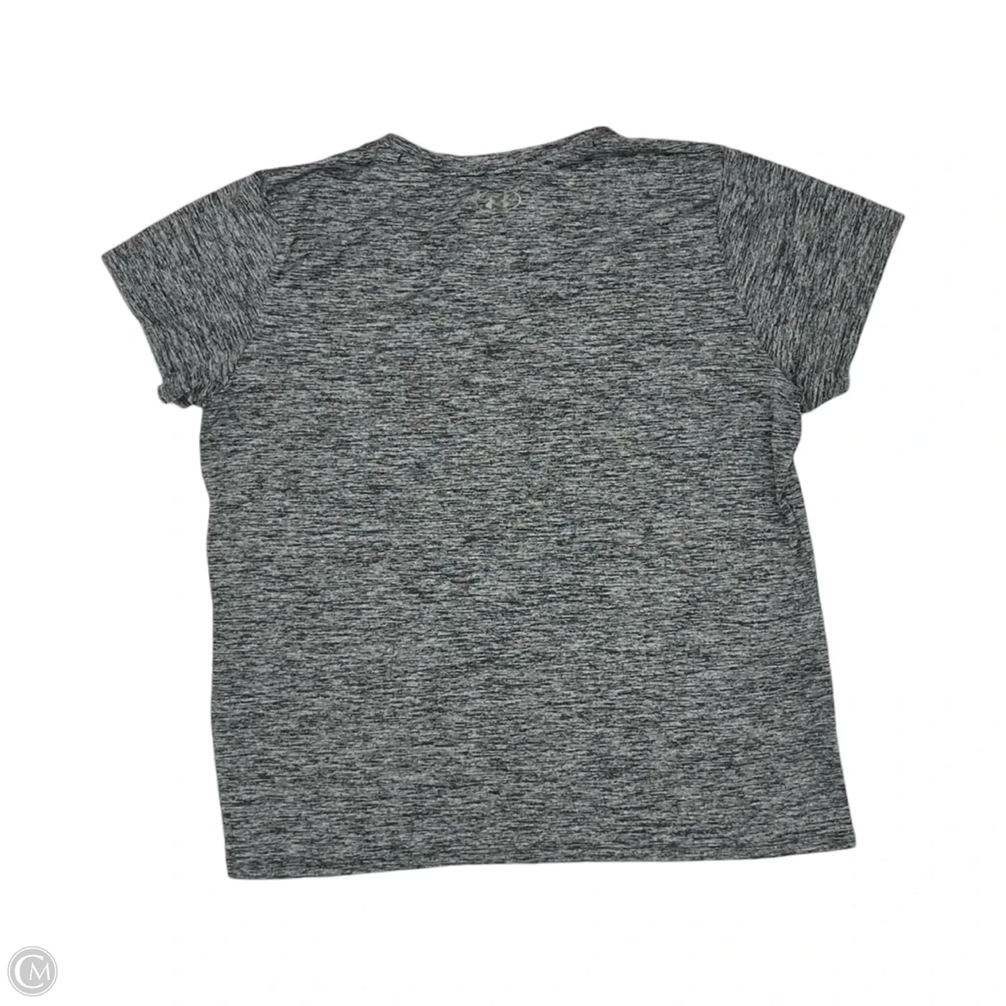 Athletic Top Short Sleeve By Under Armour In Grey, Size: Xl