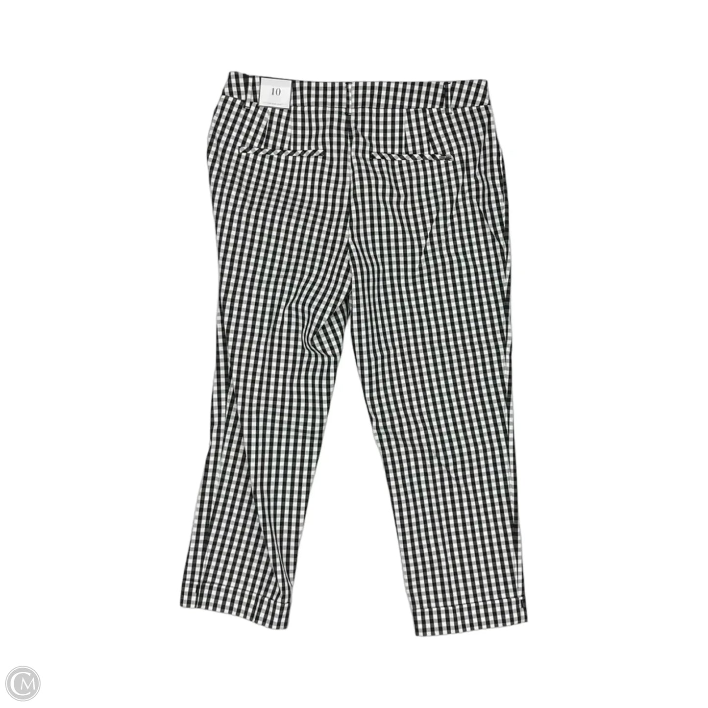Pants Cropped By White House Black Market In Black & White, Size: 10
