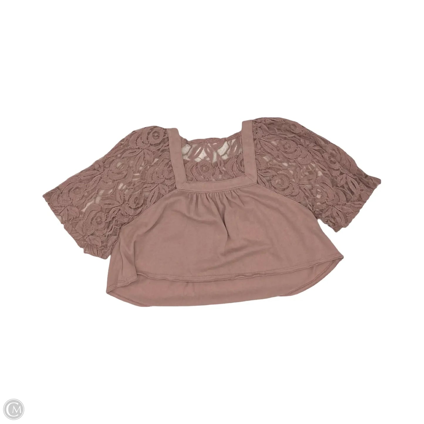 Top Short Sleeve By We The Free In Mauve, Size: S