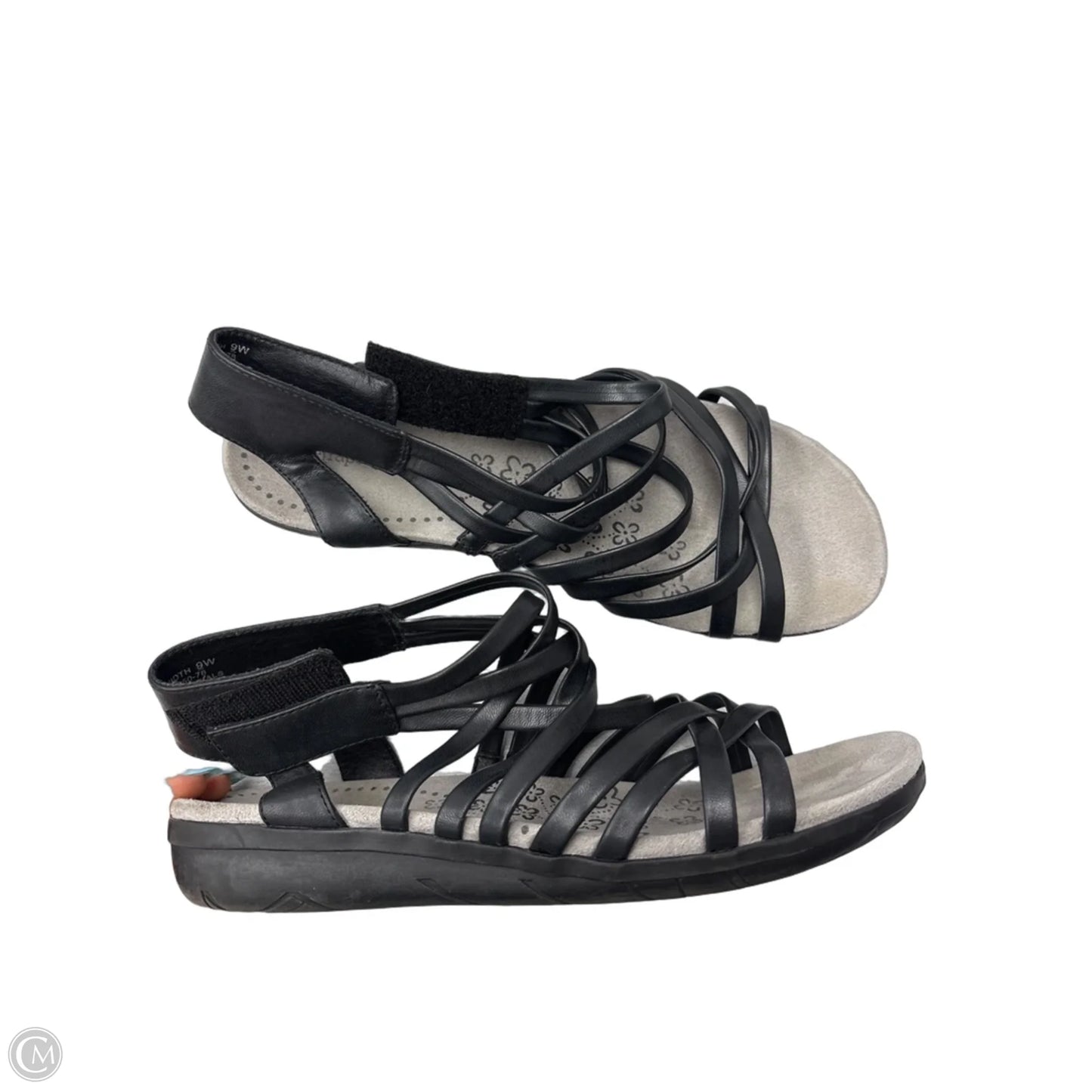 Sandals Flats By Bare Traps In Black, Size: 9