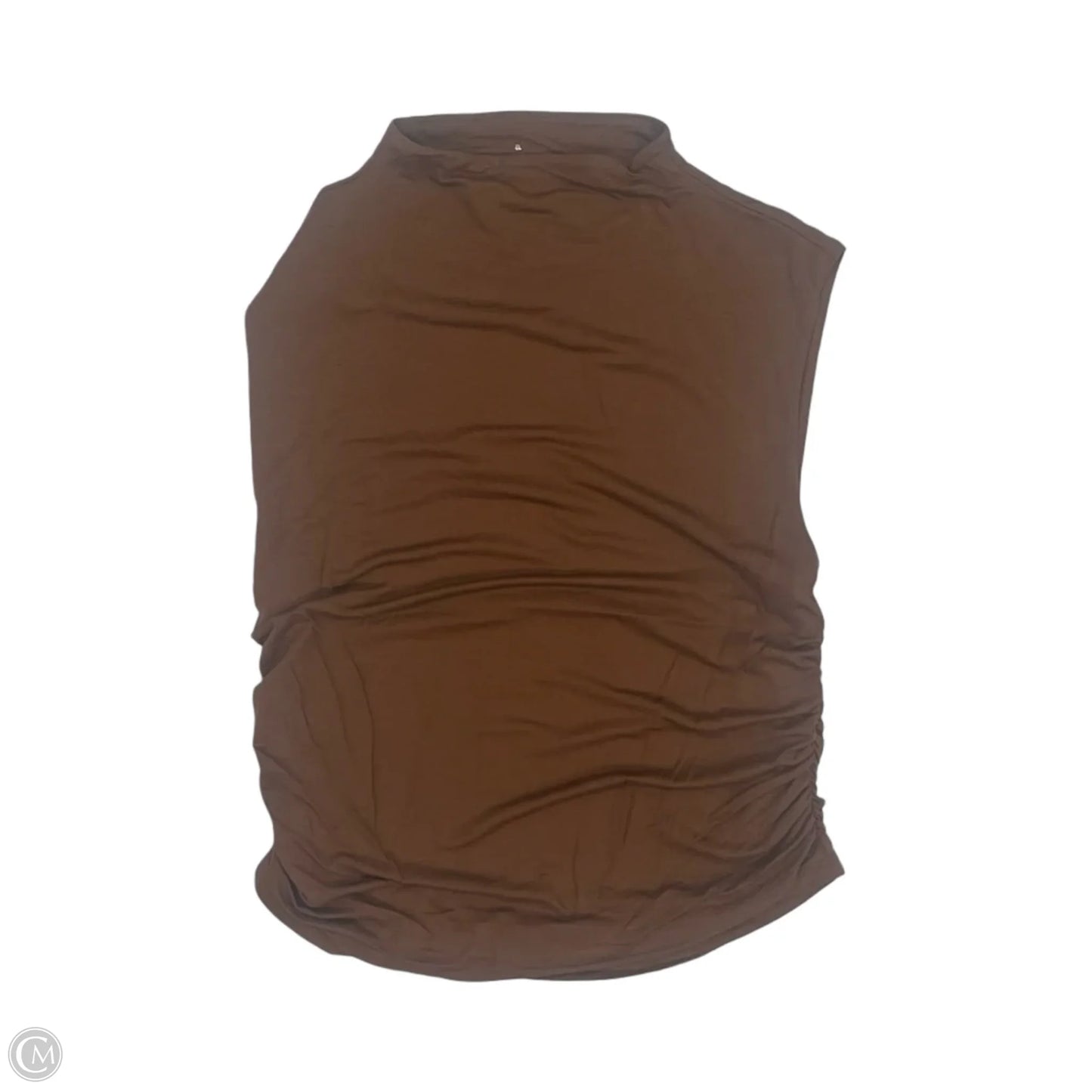 Top Sleeveless By A New Day In Brown, Size: S