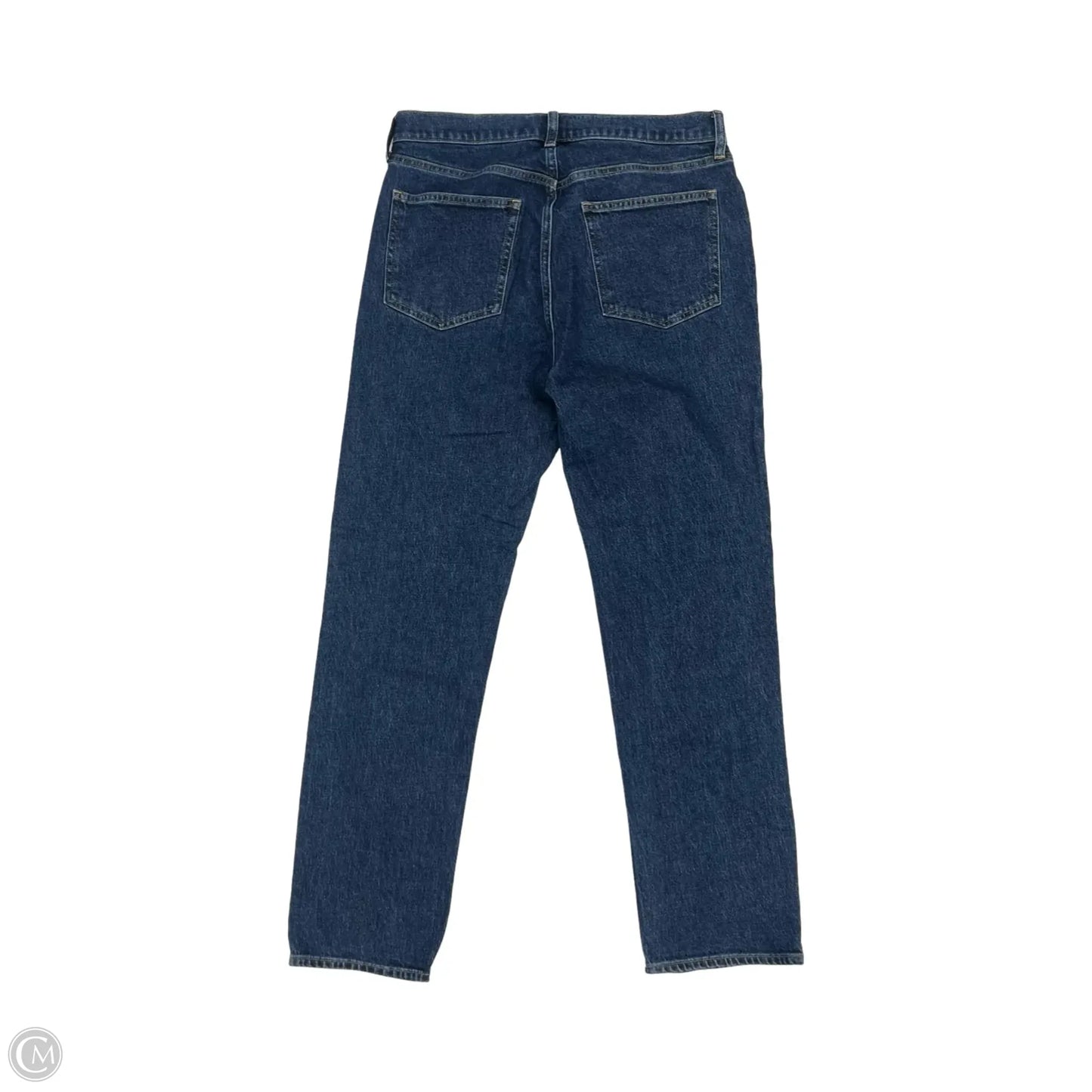 Jeans Straight By Gap In Blue Denim, Size: 12