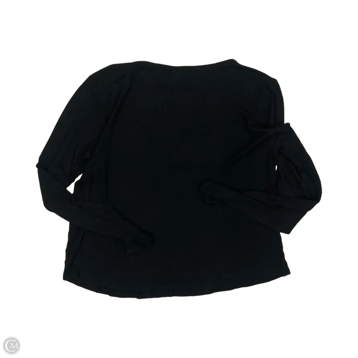 Top Long Sleeve By Bp In Black, Size: 3x