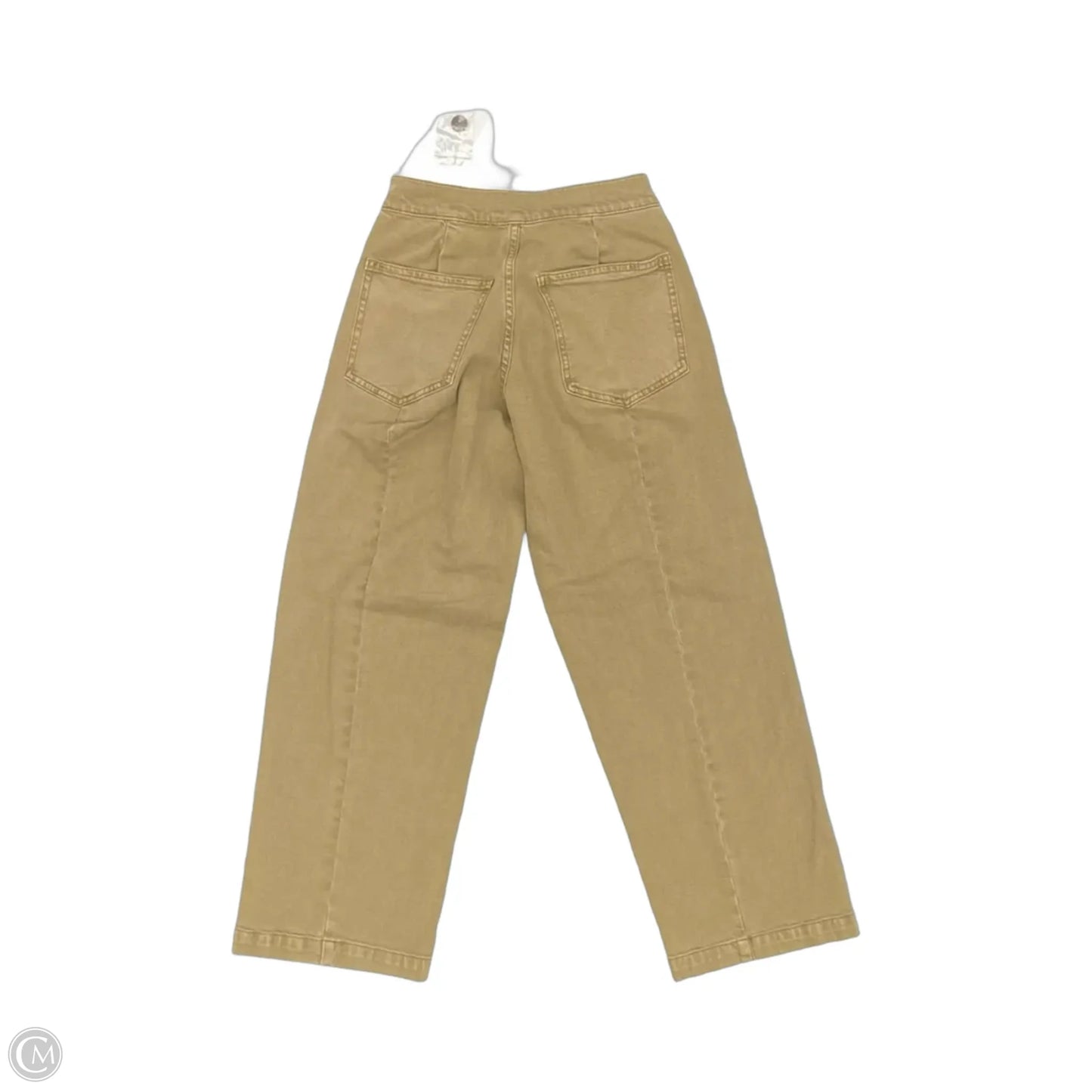 Jeans Wide Leg By Madewell In Tan, Size: 0petite