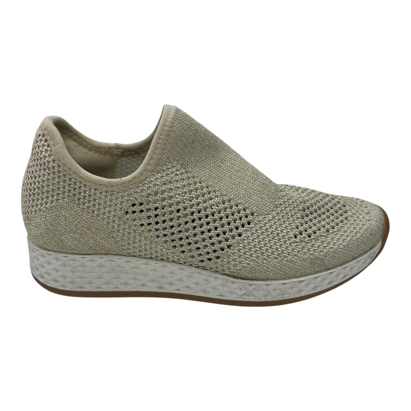 Shoes Sneakers By J Slides In Gold, Size:6