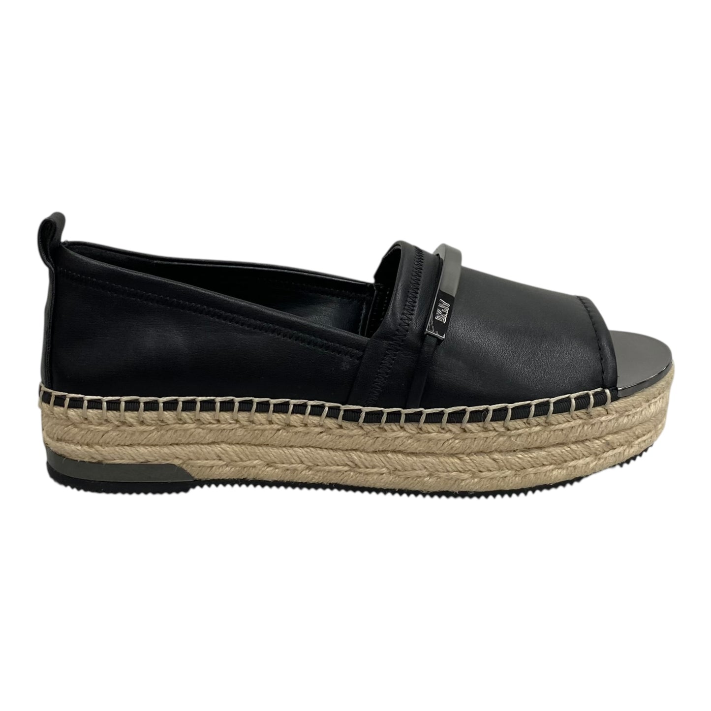 Sandals Flats By Dkny In Black, Size:7