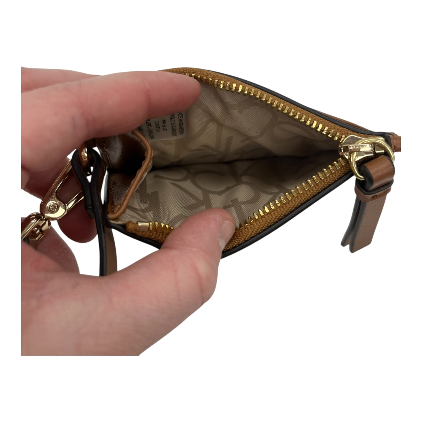 Wallet By Calvin Klein In Brown, Size:Small