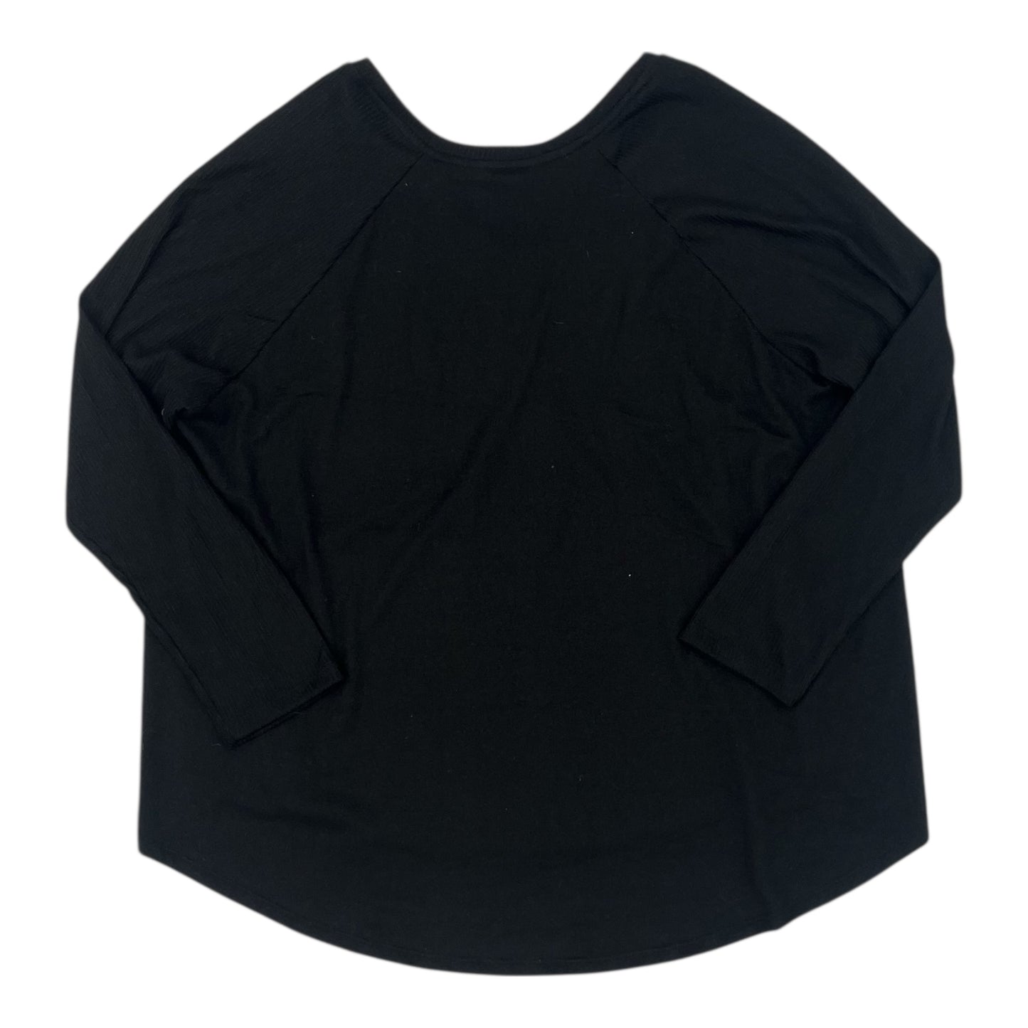 Top Ls By Terra & Sky In Black, Size:2X