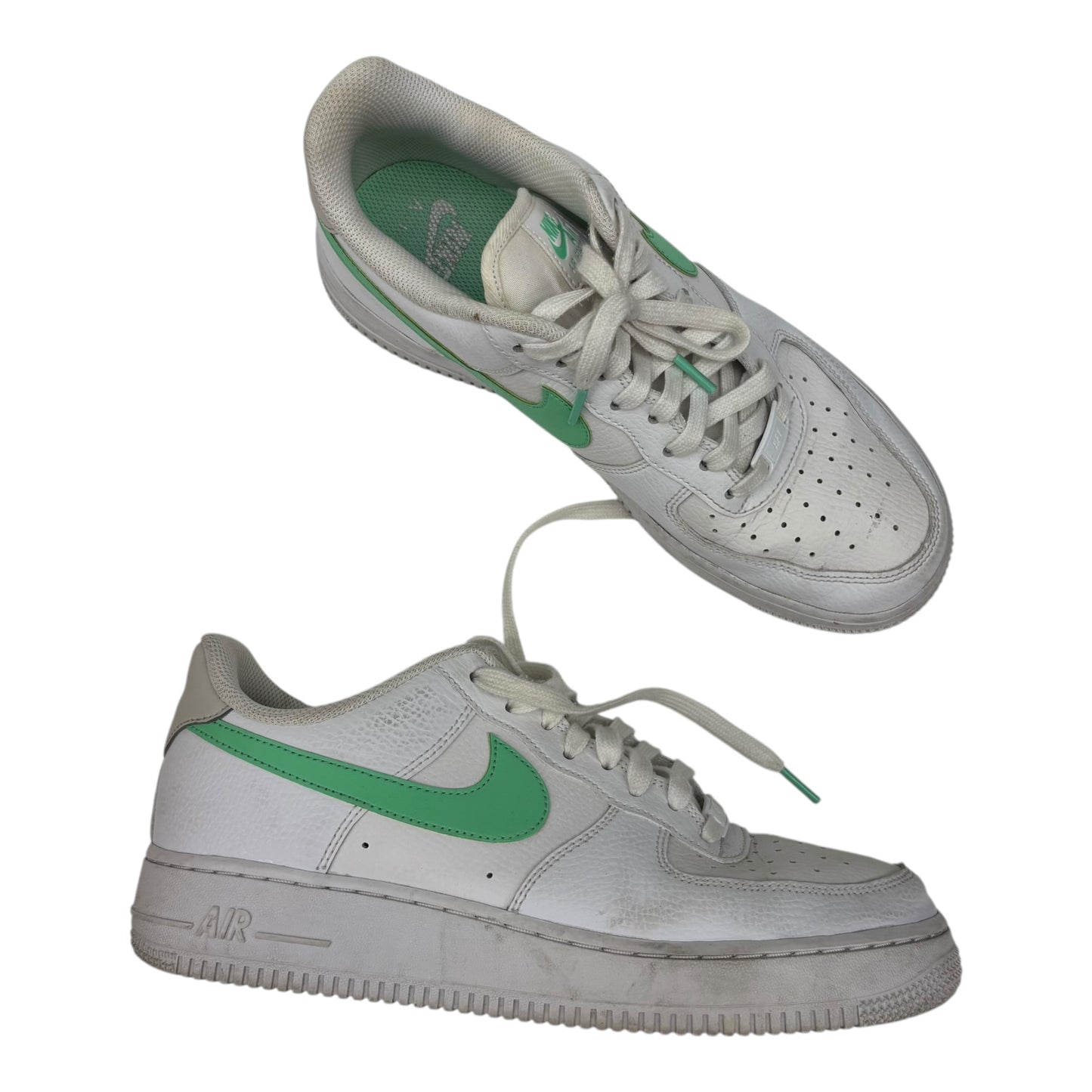 Shoes Sneakers By Nike In Green & White, Size:9.5
