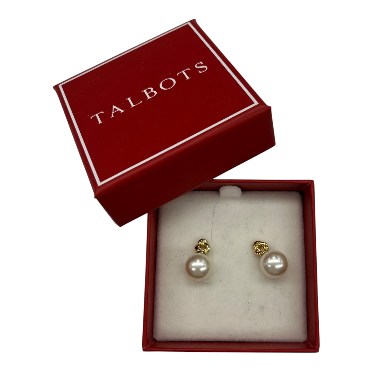 Earrings Stud By Talbots In White