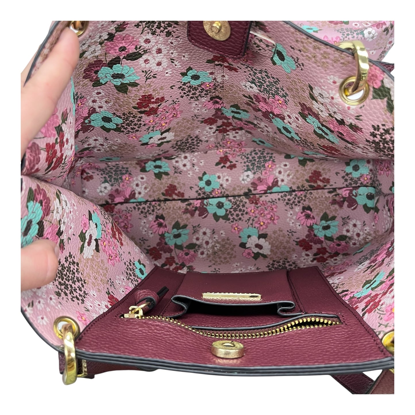 Handbag By Steve Madden In Purple, Size:Large