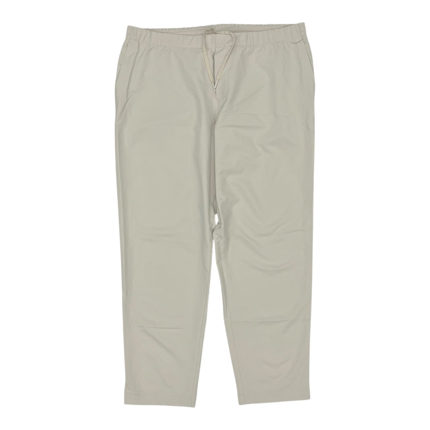 Athletic Pants By Lululemon In Cream, Size:Xxxl