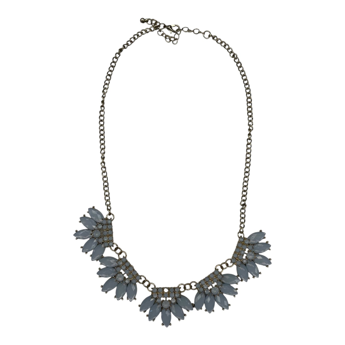 Necklace Statement By Clothes Mentor In Blue & Gold